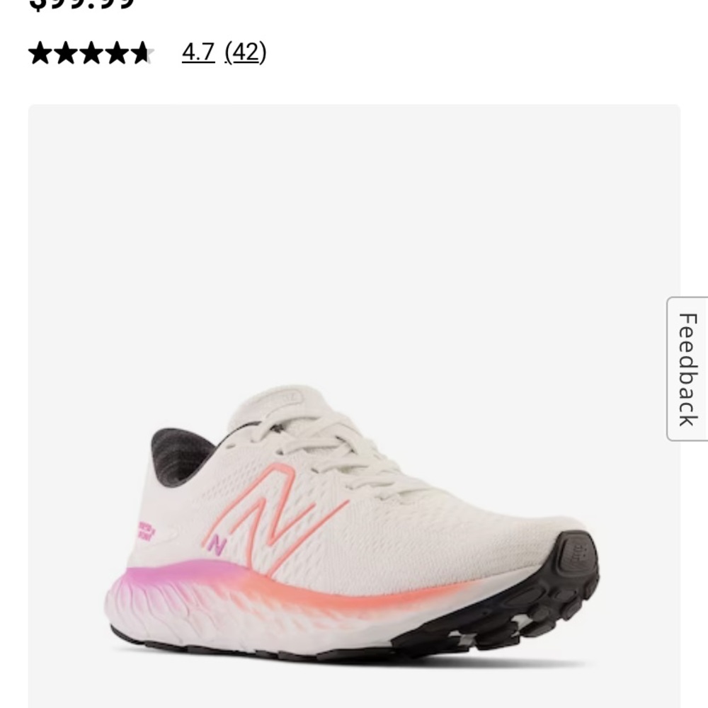 Women’s size 9 fresh foam new balance